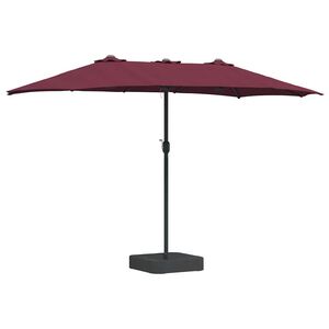 vidaXL Garten-Sonnenschirm 385 x 209 x 244 cm Polyester und Stahl
