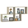 vidaXL Wandregal Sonoma-Eiche 100x18x53 cm Holzwerkstoff