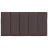 vidaXL Kopfteil-Kissen "Hanko" Dunkelbraun 90 cm Stoff