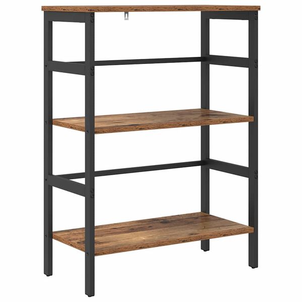 vidaXL B&uuml;cherregal Altholz 60 x 29,5 x 81 cm Holzwerkstoff