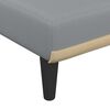 vidaXL Chaiselongue Hellgrau Stoff