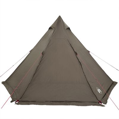 vidaXL Tipi-Familienzelt 6 Personen Braun Wasserdicht