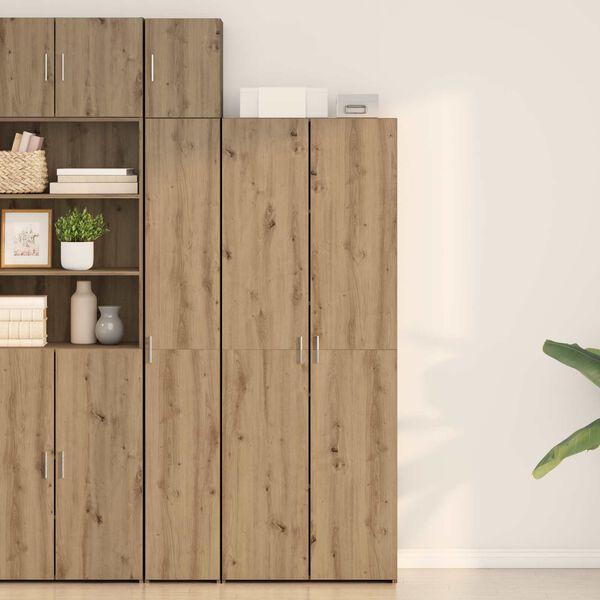 vidaXL Hochboard Artisan-Eiche 70 x 42.5 x 185 cm Holzwerkstoff