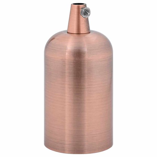 vidaXL Lampenfassungen 2 Stk. Rot-Bronze E27