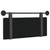 vidaXL H&auml;ngevorderseite Uni Schwarz 110 x 55 x 5 cm Antikes PU
