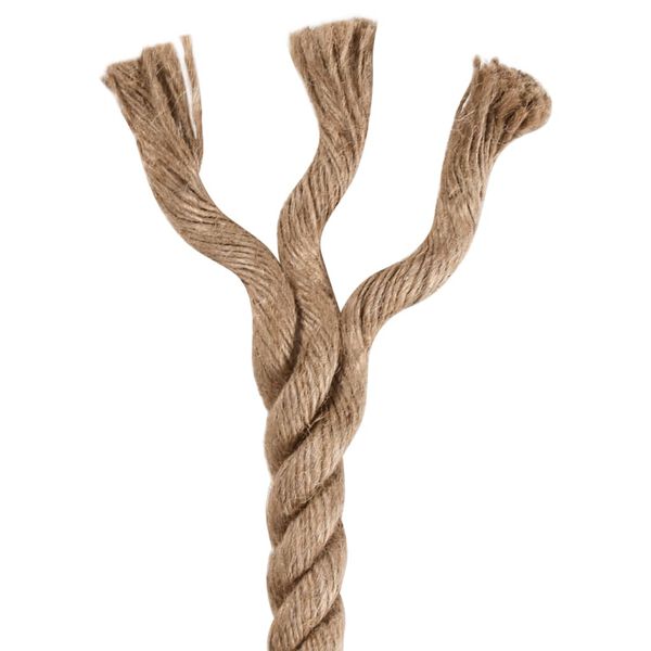 vidaXL Seil 100% Jute 6 mm 500 m
