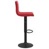 vidaXL Barhocker 2 Stk. Weinrot Samt
