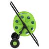 vidaXL Schlauchwagen mit Schlauchanschluss-Set 0,5" 30 m PVC Gr&uuml;n