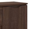 vidaXL Sideboard Braun Eichen-Optik 100 x 30 x 65,6 Holzwerkstoff