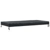 vidaXL Tischdecken Uni Schwarz 202 x 92 x 15 cm Stoff