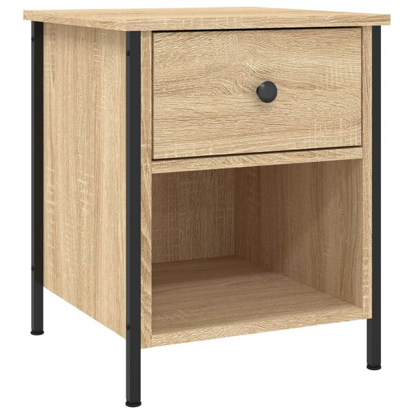 vidaXL Nachttisch Sonoma-Eiche 40x42x50 cm Holzwerkstoff