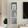vidaXL TV-Schrank Wei&szlig; 30,5x30x110 cm Holzwerkstoff