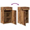 vidaXL Sideboard mit Schubladen Altholz 50 x 42,5 x 93 cm