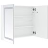 vidaXL LED-Spiegelschrank 80x12,2x68 cm