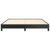 vidaXL Bettgestell Schwarz 160x200 cm Kunstleder