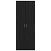 vidaXL Highboard Schwarz Eichen-Optik 70 x 33,5 x 180 cm Holzwerkstoff