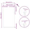 vidaXL Verdunkelungsrollo Kaffeebraun 105x230 cm Stoffbreite 100,7 cm