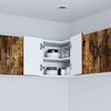 vidaXL K&uuml;chenschrank Ger&auml;ucherte Eiche 57 x 57 x 40 cm Holzwerkstoff
