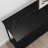 vidaXL Konsolentisch mit Regal Schwarz Eichen-Optik 101 x 30.5 x 75 cm