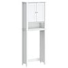vidaXL Toilettenschrank BERG Wei&szlig; 60x27x164,5 cm Massivholz