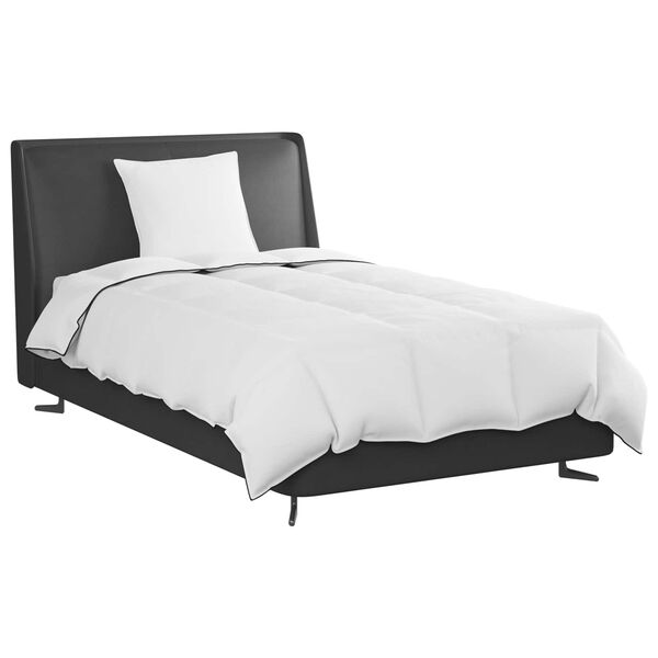 vidaXL Winterbettdecke mit Kissen 2 pcs Wei&szlig; Daunenfeder