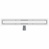 vidaXL 2 in 1 Duschabfluss Silber 70 cm Edelstahl 304