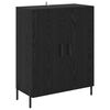 vidaXL Highboard Schwarz Eichen-Optik 69,5 x 34 x 180 cm Holzwerkstoff