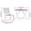 vidaXL Garten Essgruppe 5 pcs Braun Akazie Massivholz