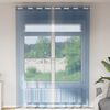 vidaXL Voile Vorh&auml;nge mit &Ouml;sen 2 Stk. K&ouml;nigsblau