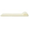 vidaXL Adirondack-Auflagen 2 Stk. Creme Oxford-Gewebe