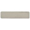 vidaXL Fu&szlig;hocker Creme 120&times;28&times;26 cm Stoff
