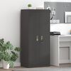 vidaXL Aufbewahrungsschrank Schwarz 60 x 40 x 140 cm Stahl