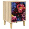 vidaXL Nachttisch KIEL Sonoma-Eiche 36 x 33 x 50 cm Holzwerkstoff