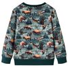 Kinder-Sweatshirt Dunkelgr&uuml;n 104