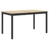 vidaXL Esstische 140 x 80 x 75 cm Holzwerkstoff Sonoma-Eiche