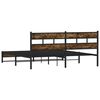 vidaXL Metallbett ohne Matratze R&auml;uchereiche 193x203 cm