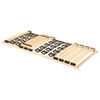 vidaXL Lattenrost mit 38 Latten Verstellbares Kopfteil 70x200 cm