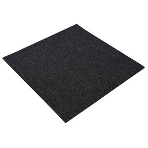 vidaXL Teppichfliese Dunkelgrau 50 x 50 cm 4 pcs PP und Bitumen