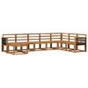 vidaXL Outdoor-Sofagarnitur 8 pcs Natur Massivholz Akazie