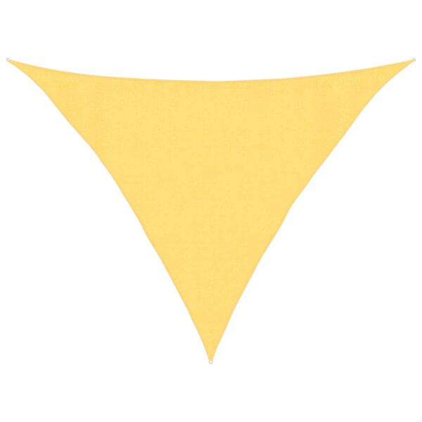 vidaXL Sonnensegel 160 g/m&sup2; Beige 3,5x3,5x4,9 m HDPE