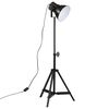vidaXL Stehleuchte 25 W Schwarz 35x35x65/95 cm E27
