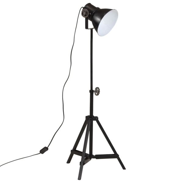vidaXL Stehleuchte 25 W Schwarz 35x35x65/95 cm E27