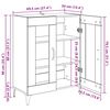 vidaXL Sideboard Betongrau 69,5x34x90 cm Holzwerkstoff