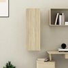 vidaXL TV-Schrank Sonoma-Eiche 30,5x30x90 cm Holzwerkstoff
