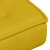 vidaXL Relaxsessel mit Hocker Gelb Samt