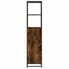 vidaXL Badschrank R&auml;uchereiche 35x37,5x166 cm Holzwerkstoff