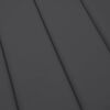 vidaXL Sonnenliegen-Auflage Melange Anthrazit 200x60x4 cm Stoff