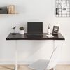 vidaXL Tischplatte 100x60x2 cm Massivholz Eiche Behandelt Baumkante