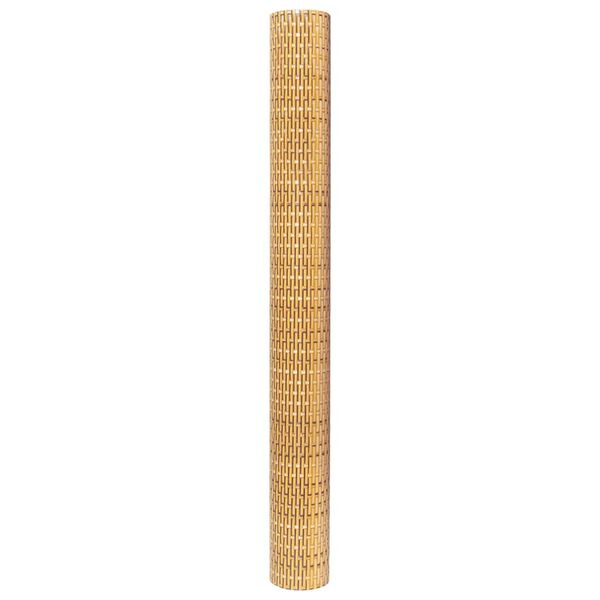 vidaXL Balkon-Sichtschutz Hellbraun 1000x100 cm Poly Rattan