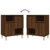 vidaXL Sideboards 3 Stk. Braun Eichen-Optik 60x35x70 cm Holzwerkstoff